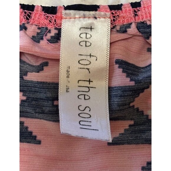 Women's TEE FOR THE SOUL Brand Shift Dress Geometric Print Poly Blend Size M - Picture 10 of 16